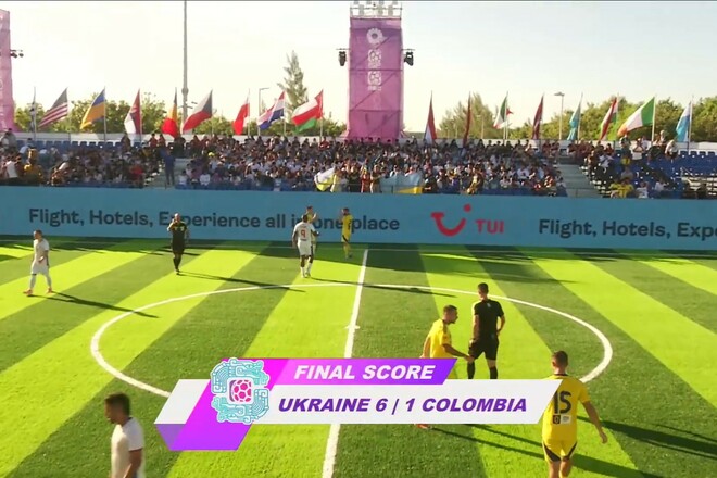 Україна – Колумбія – 6:1. Два буліти на ЧС-2025 з socca. Відео голів