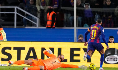 ВИДЕО. Положил Облака. Как Рафинья сравнял счет в игре Барселона – Атлетико