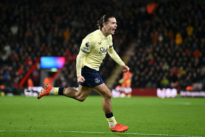 Гол Гріліша допоміг Евертону здолати Борнмут, Миколенко зіграв весь матч