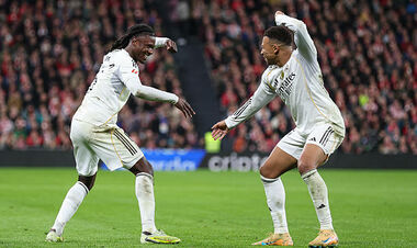 ВИДЕО. Камавинга удвоил перевес Реала над Атлетиком перед перерывом