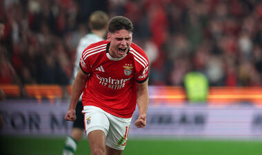 ФОТО. Важный матч: лицо и эмоции Судакова после гола в лиссабонском дерби