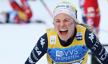 Лыжные гонки. Звездная лыжница впервые в новом сезоне выиграла гонку КМ