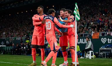 Восемь голов, хет-трик и пенальти Ямаля. Барселона устроила шоу с Бетисом