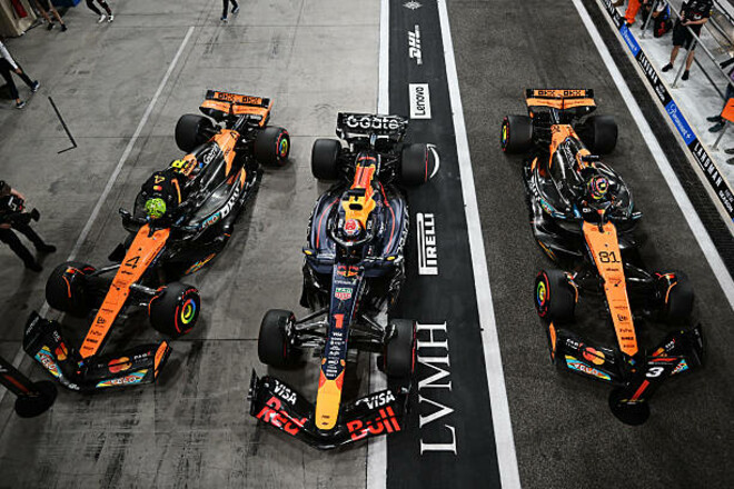 ФОТО. Візуалізація відривів у кваліфікації Гран-прі Абу-Дабі 2025