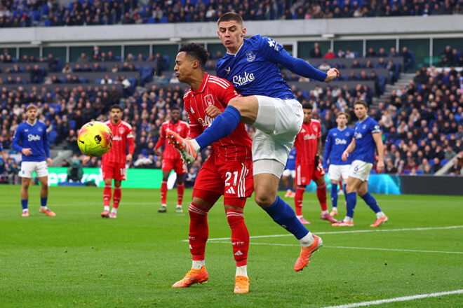 Евертон Миколенка здолав Ноттінгем, Брентфорд Ярмолюка програв Тоттенхему