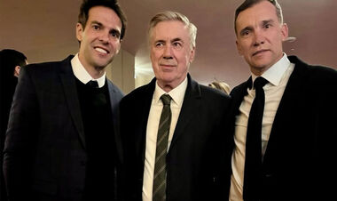 ФОТО. Ностальгия дня. Шевченко встретился с легендами Милана