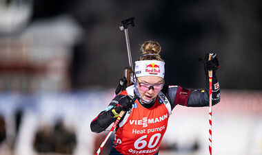 Німецька біатлоністка пропустить персьют. Вона прихворіла після спринту