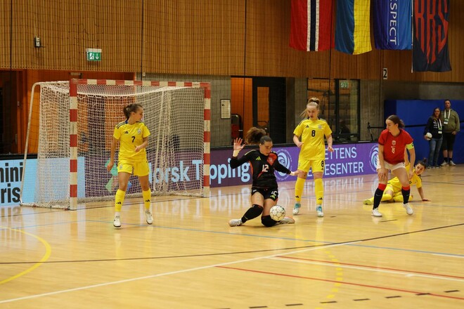 ВІДЕО. Жіноча збірна України з футзалу всуху виграла матч у Норвегії