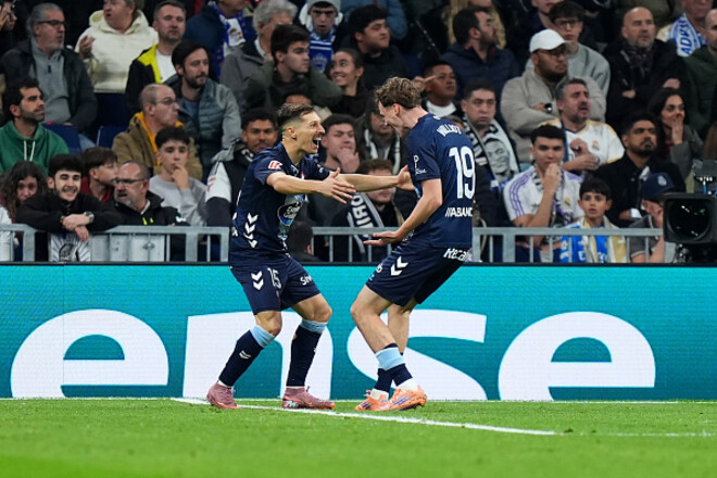 ВІДЕО. Форвард Сельти шокував Сантьяго Бернабеу, забивши Реалу гол п'ятою