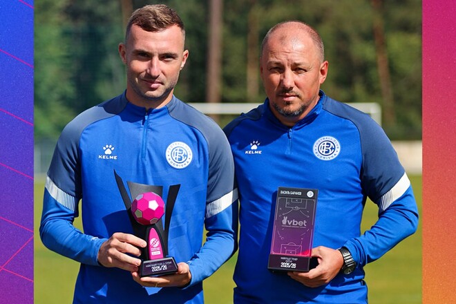 ФОТО. Сторчоус и Баранов. Первые лауреаты сезона УПЛ получили награды