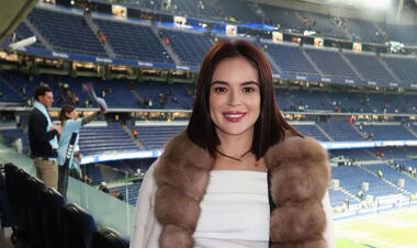 ФОТО. Дружина Луніна вразила образом на Сантьяго Бернабеу