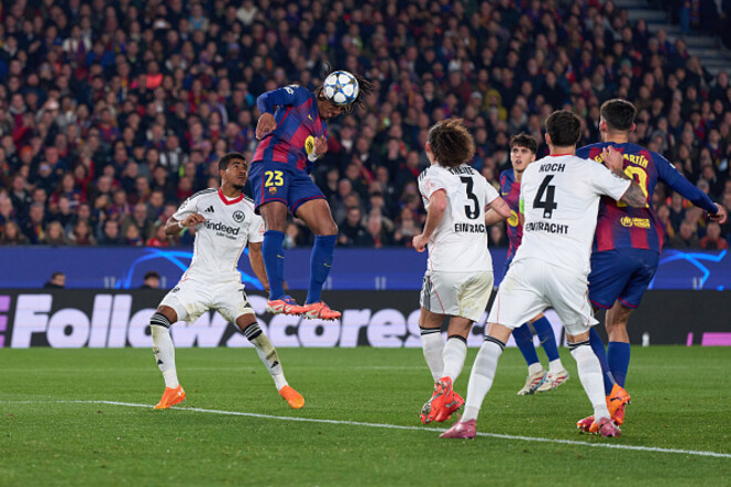 Камбек імені Кунде. Барселона дотиснула Айнтрахт Ф у матчі Ліги чемпіонів