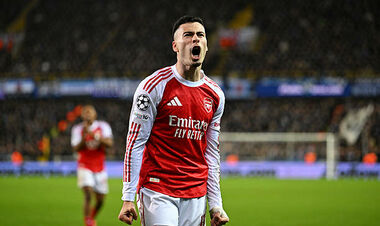 Канониры в ударе. Арсенал разгромил Брюгге и лидирует с 18 очками из 18