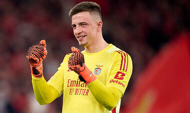 Трубін зіграв 50 матчів без пропущених м'ячів за Бенфіку