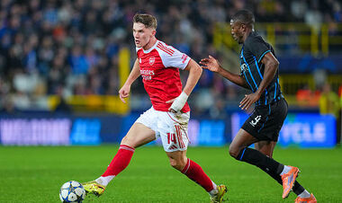 Брюгге – Арсенал – 0:3. Дубль Мадуэке. Видео голов и обзор матча