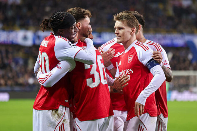 Перемога Арсенала над Брюгге продовжила ряд цікавих серій «канонірів»
