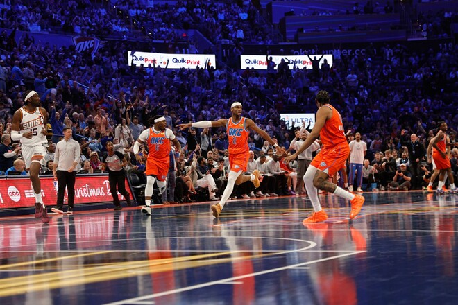 Лучшая команда в истории? Оклахома повторила рекорд Голден Стэйт