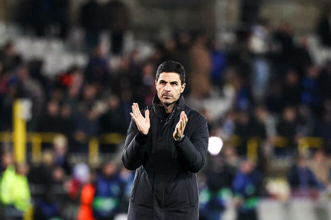 Артета набрал больше очков в ЛЧ среди всех тренеров с момента своего дебюта