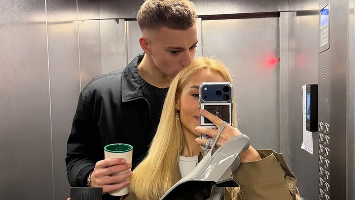 ФОТО. Романтика дня: Бражко поцеловал Квиткову, и это попало в сеть