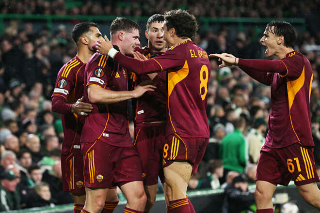 Рома розгромила Селтік у шостому турі Ліги Європи, Фергюсон оформив дубль