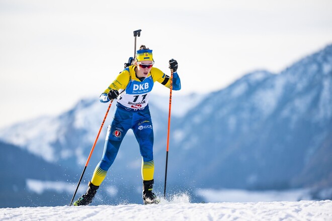Дмитренко о трассе в Хохфильцене: «Очень рада, что смогла устоять на ногах»