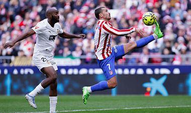 Атлетіко вирвав перемогу над Валенсією, Еспаньол піднявся на п'яте місце