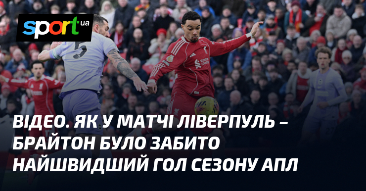 ВІДЕО. Яким чином у матчі Ліверпуль – Брайтон було забито найшвидший гол сезону АПЛ