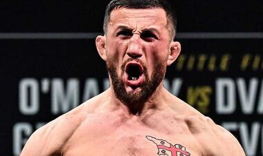 Мераб Двалишвили обратился к Амосову после зрелищной победы в UFC