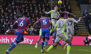 ВИДЕО. Гол в раздевалку. Холанд открыл счет за Ман Сити с Кристал Пэлас