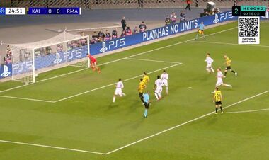 ВИДЕО. Как Мбаппе реализовал пенальти на 25-й минуте матча Кайрат – Реал