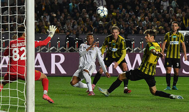 ВИДЕО. Ассист Куртуа. Как Мбаппе оформил дубль в матче ЛЧ Кайрат – Реал