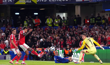 ВІДЕО. Трубін пропустив автогол. Як Челсі вийшов уперед у матчі з Бенфікою