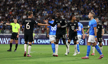 ВИДЕО. Первый гол Джексона и дубль Кейна. Бавария уничтожила Пафос за тайм