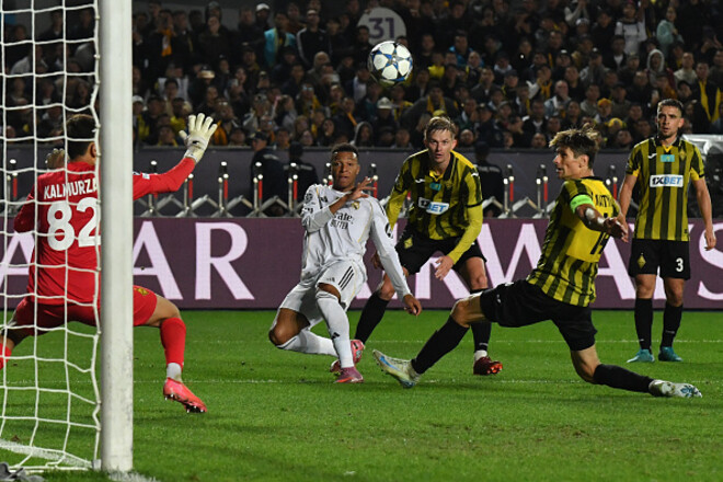 ВИДЕО. Ассист Куртуа. Как Мбаппе оформил дубль в матче ЛЧ Кайрат – Реал