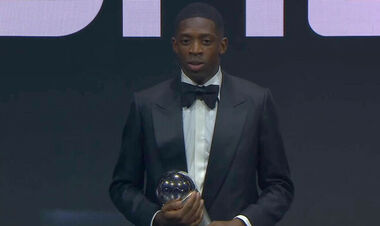 The Best у Дембеле: что сказал лидер ПСЖ со сцены