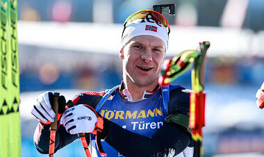 ВІДЕО. Караоке на п'єдесталі: біатлоніст влаштував шоу на Кубку світу