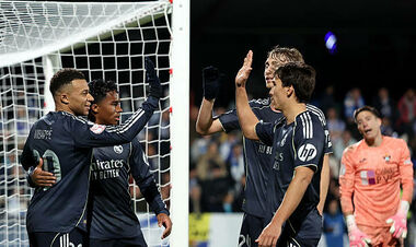 Історичний матч Луніна, дубль Мбаппе. Реал переміг Талаверу в Кубку