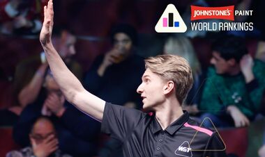 Юлиан Бойко поднялся на 83-е место в мировом снукерном рейтинге