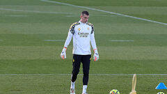 «Я в шоке от него». Лунин прокомментировал матч с Тавалерой