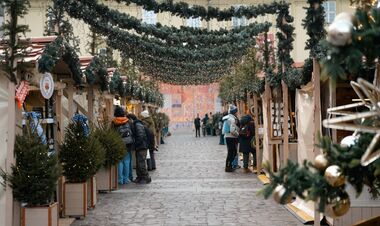 ФОТО. Сезон праздников. Шахтер показал, как выглядит Краков в день игры