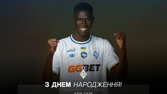 Динамо опубликовало обращение к Тиаре: «Желаем долгой и успешной карьеры»