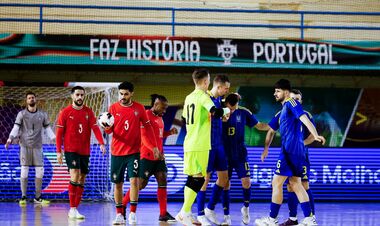 ВИДЕО. Сборная Украины по футзалу дала бой именитой команде Португалии