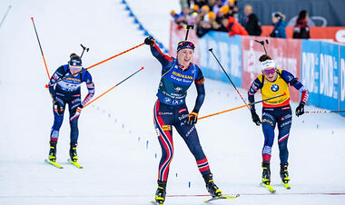 ВІДЕО. Не пустила французок: напружена кінцівка жіночого масстарту КС