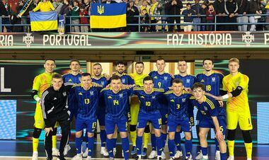 Названа стартовая пятерка сборной Украины по футзалу на матч с Португалией