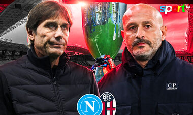 Final of the Italian Super Cup. The starting lineups for the match between Napoli and Bologna have been named