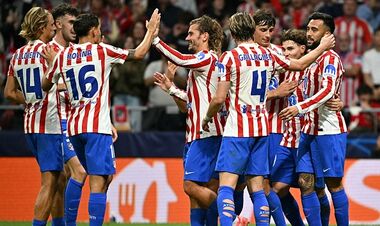 Знову забили п'ять. Атлетіко знищив Айнтрахт Франкфурт у Лізі чемпіонів