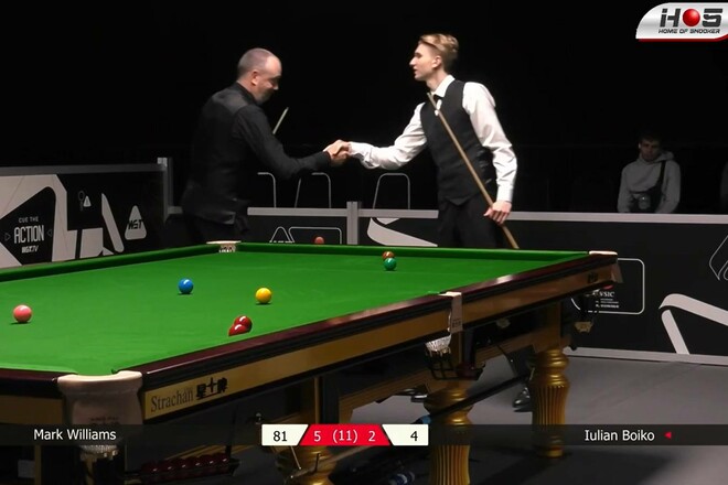 В 50 лет на уровне. Бойко уступил трехкратному чемпиону мира Марку Уильямсу