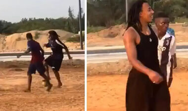 ВИДЕО. Как звезда Барселоны шокировал африканских детишек