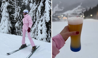 ВИДЕО. С пивом на горе! Жена Зинченко показала, как отдыхает в Карпатах
