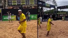 ВИДЕО. Роналдиньо даже в 45 лет шокирует публику своими скиллами